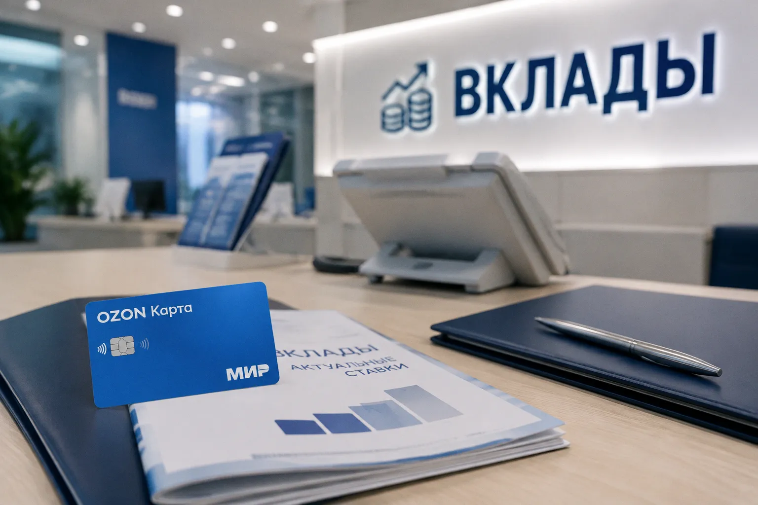 🌠 Озон Карта и актуальные ставки по вкладам на разные сроки